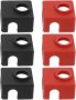 6PCS 3D Printer Accessories Heating Block Sock Heater Block Extruder Case