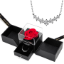 925 Sterling Silver Necklace For Women - Gold Plated Cz