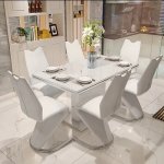 Mazin Dining Table Set 6 Seater