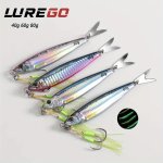 Lurego Long-cast Metal Jig Lure With Dual Hooks - 40G 60G 80G Ideal For Saltwater & Freshwater Fishing