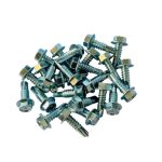 Industrial-grade 5 16"-12 X 1 Self-drilling Tek Screws Zinc-plated Steel Fasteners With 7 16" Hex Washer Head Ideal For Metal Fa