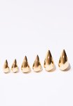 Tear Drop Stud Earring Multipack - Gold