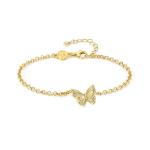 Truejoy Etched Butterfly Bracelet