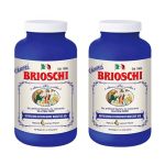 Brioschi Italian Lemon Flavored Effervescent Heartburn Upset Stomach Acid Indigestion 8.5 Oz Bottle Pack Of 2