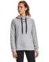 Women's Ua Rival Fleece Hb Hoodie - Steel Medium Heather / Md