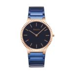 Linje Bahama - Black Dial Ip Blue Steel Gents Watch V292GXVLSL