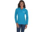 Ladies Long Sleeve Elemental Golf Shirt - 4XL White