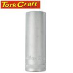 Tork Craft Socket 21MM 1/2' Dr Deep Socket Crv 12 Point TC66021