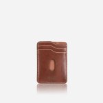 Brando Leather Card Holder Brown - Ys Travel Bags
