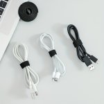 Versatile Cable Management Tape - Strong Adhesive Customizable Length Multi-color Options For Electronics & Gardening