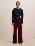 Marissa Petite Wide Leg Pants - 16 Shiraz