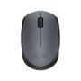 910-004642- Logitech M170 Wireless Mouse - Grey-k - 2.4GHZ