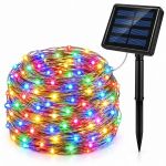 Waterproof Solar Powered LED Copper Wire Fairy Light Rgb -20M