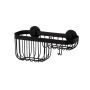 Shower Basket With Soap Holder Neo Black