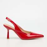 Janel 1 High Heel - Red - Red 4