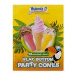 Hermes Flat Bottom Party Ice Cream Cones 28 Pk
