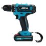 Impact Drill Set 28V Brushless Motor With 2 Lithium Batteries Fast Charger Drill Bits Driver Bits And Tool Case