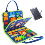 Focustoys Montessori Felt Busy Book For Sensory Learning
