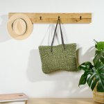 Beach Bag Straw Weave - Fatigue Green