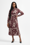 Midi Dress - XXL Brown