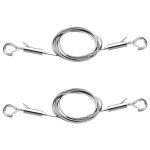 2PCS Adjustable Picture Hanging Wire Kit Mirror Frame Hanging Kit 6.6FT Heavy Duty Stainless Steel Wire Rope For Hanging Picture