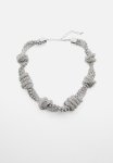 Crystal Knots Necklace - Silver