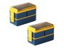 NIHAO-2PACK Double Layer Plastic Lunch Box