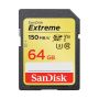 SanDisk 64GB 150MB/S Extreme Sdxc