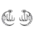DESTINY Crescent Earrings With Swarovski Crystals