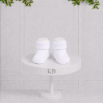 Charlie Baby Socks – White