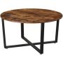 Industrial Style Round Coffee Lounge Canteen Table