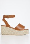Madison Cameron Espadrille Wedge Heel - Tan
