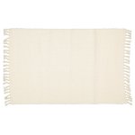 Dhurrie Hopsack Natural Mat - Bath Mat - 60 X 80 Cm