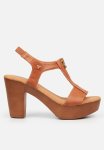 Kayla 5 Block Heel - Tan