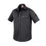 Mens Kalahari Shirt S/S Charcoal - 3XL