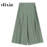 Pleate Detail Culotte Pant - Jade XS