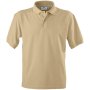Crest Mens Golf Shirt - Khaki