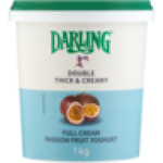 Passion Fruit Flavoured Full Cream Yoghurt 1KG