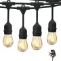 Stellar Lighting 20M 40 LED Festoon Vintage Drop String Lights Outdoor