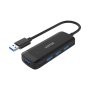 UNITEK Uhub Q4 - Expand Your Connectivity / 4X USB 3.0 Ports / Black