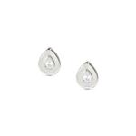 Silver Domina Drop Earrings
