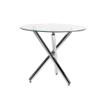 Smte Round Dining Table Glass With Keychain