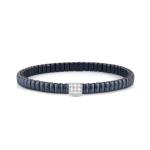 Extension Coloured Bracelet With Square And Stones