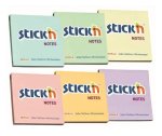 Pastel Notes 76 X 76MM Pastel Note 100 Sheets Per Pad - Pack Of 6