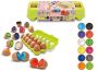 Matching Shapes & Colours Game - Yolkey 12 Eggs