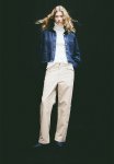 Twill Cargo Trousers - Beige