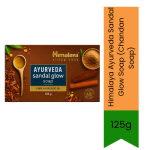 Ayurveda Sandal Glow Soap Chandan Soap 125G - Premium Pure Sandalwood Oil Soap For Glowing Skin Blemish Care & Hydration Deliver