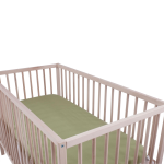 Xoxo Baby Sage Green Fitted Sheet Standard