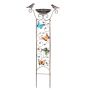 Garden Decor Bird Bath Or Feeder With Trellis Outdoor 1M