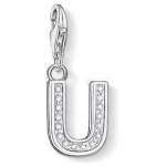 Cz Letter U Charm